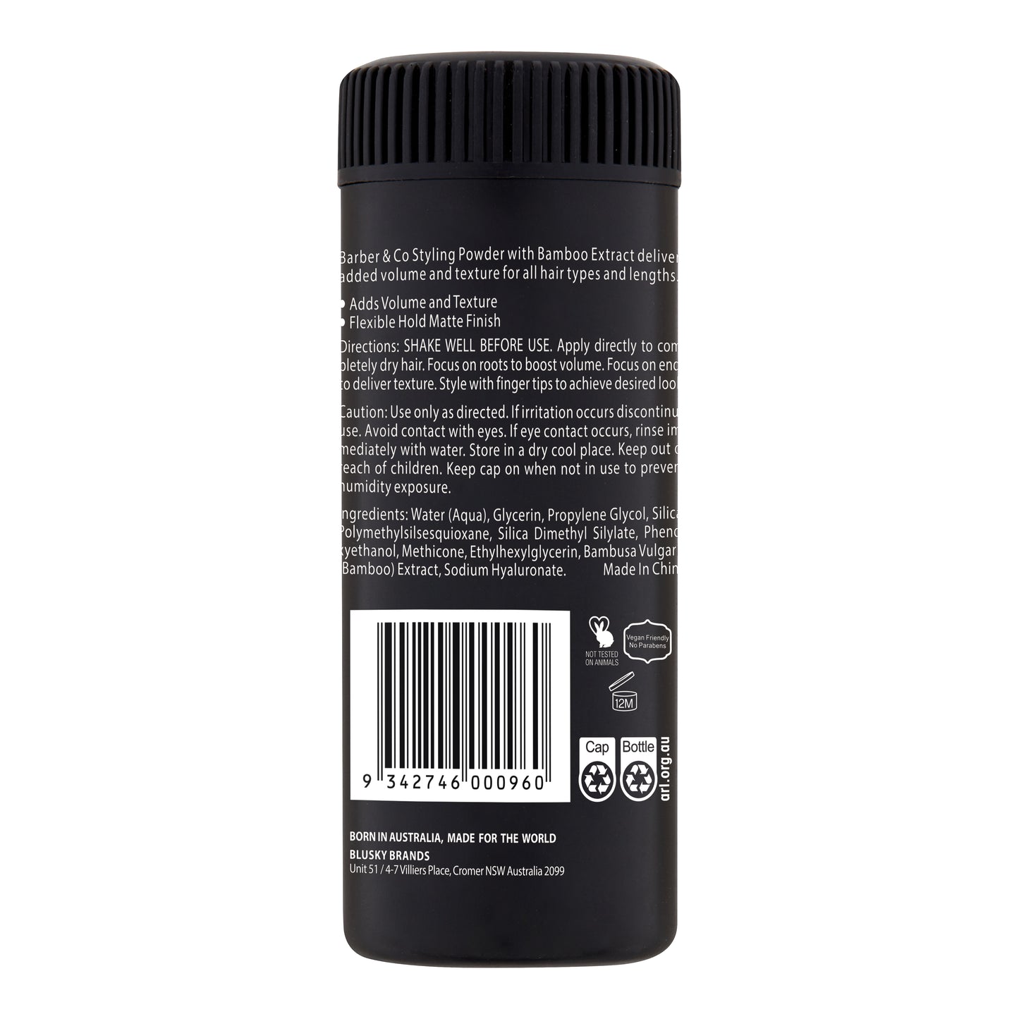 BARBER & CO. STYLING POWDER